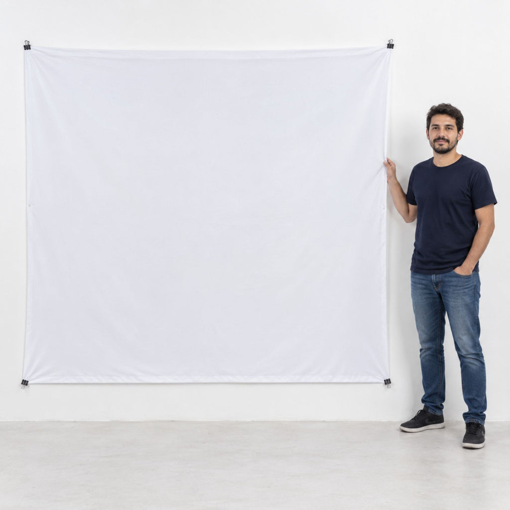 - Tela de Projeção 2,00 × 1,80 m — Dobrável e Antiamassado®