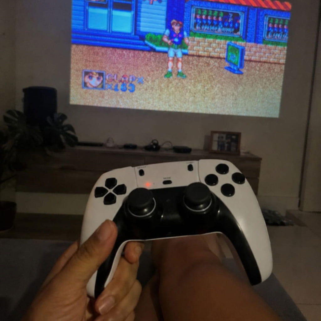 Game Stick M15 Plus 4K com 2 Controles Sem Fio - ORIGINAL DO PROJETO CINEMA